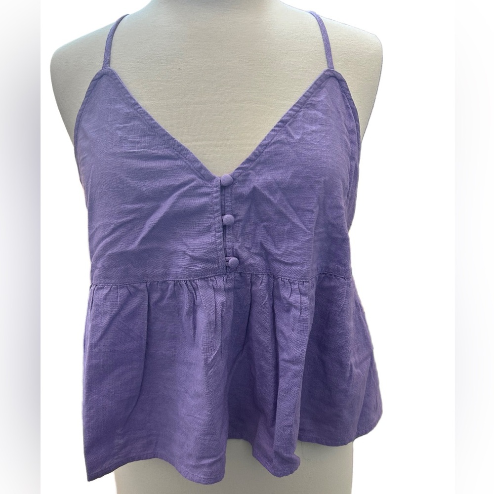 😎 SUMMER SALE! Juniors ABOUND Lavender Camisole Tank Top Size M NWT - Picture 5 of 5